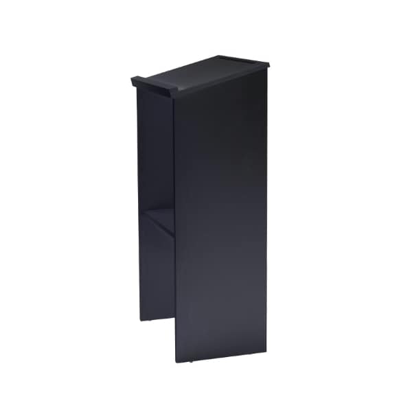 Wood Stand-up Podium Lectern, Black